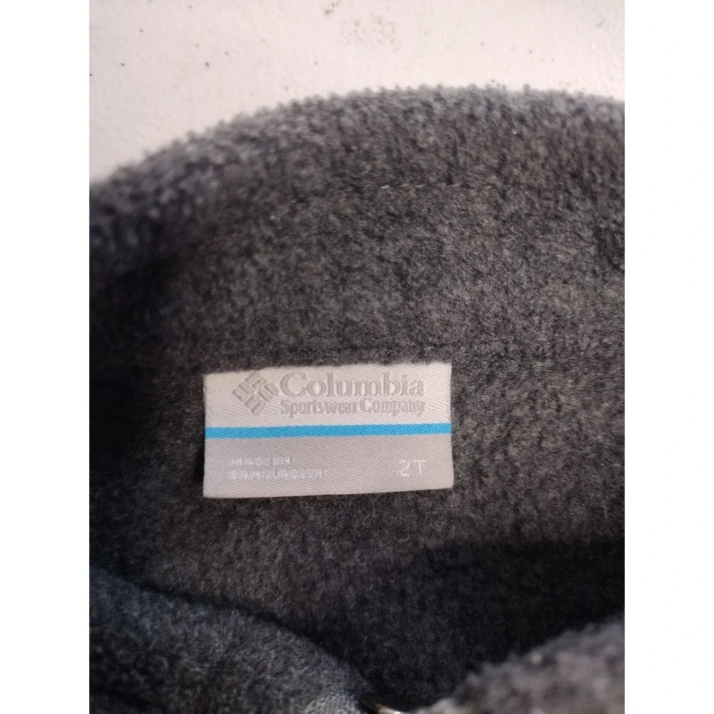 Columbia Toddler‎ Boys Steens Mountain Full Zip Fleece Jacket Charcoal Grey 2T